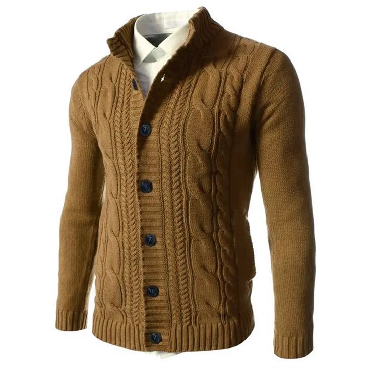 Men Cardigan Sweater Tops
